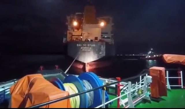 Çanakkale Boğazı'nda gemi arızası