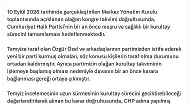 CHP 'mutlak butlan' davasında temyiz başvurusunu geri çekti
