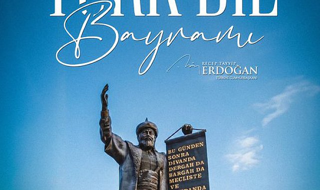 Cumhurbaşkanı Erdoğan: 26 Eylül Türk Dil Bayramımız kutlu olsun