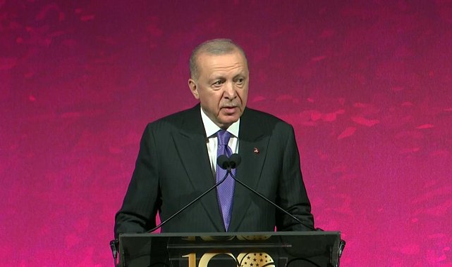 Cumhurbaşkanı Erdoğan, '100 Yıllık Dostluk: Türkiye-Amerika Birleşik Devletleri' etkinliğinde konuştu