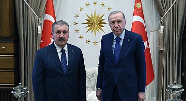 Cumhurbaşkanı Erdoğan, BBP Genel Başkanı Destici'yi kabul etti