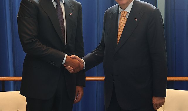 Cumhurbaşkanı Erdoğan, Katar Emiri Al Sani ile bir araya geldi