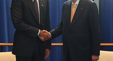 Cumhurbaşkanı Erdoğan, Katar Emiri Al Sani ile bir araya geldi
