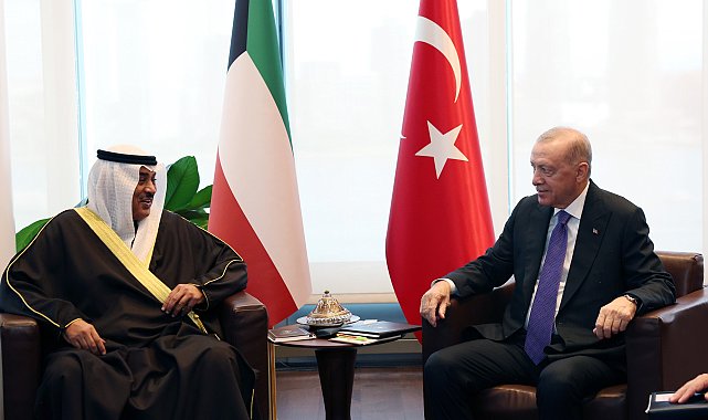 Cumhurbaşkanı Erdoğan, Kuveyt Veliaht Prensi el-Sabah ile bir araya geldi