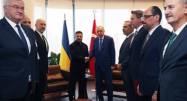 Cumhurbaşkanı Erdoğan, Ukrayna Devlet Başkanı Zelenskiy ile görüştü