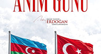 Cumhurbaşkanı Erdoğan'dan 27 Eylül Azerbaycan Anım Günü mesajı