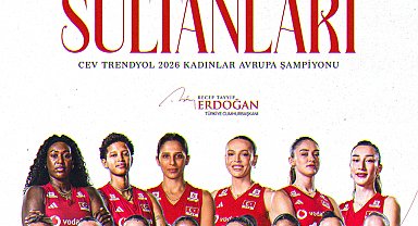 Cumhurbaşkanı Erdoğan'dan A Milli Kadın Voleybol Takımı'na tebrik mesajı