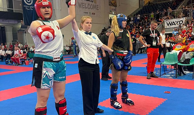 Denizli'nin kick boksta Hilal gururu