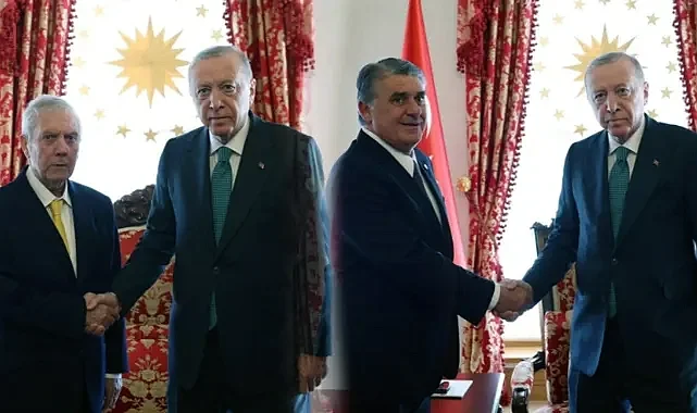Derbi öncesi dikkat çeken görüşme: 4 büyüklerin başkanları Cumhurbaşkanı Erdoğan’la buluştu