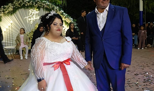 Down sendromlu Elif'in düğün hayali gerçek oldu
