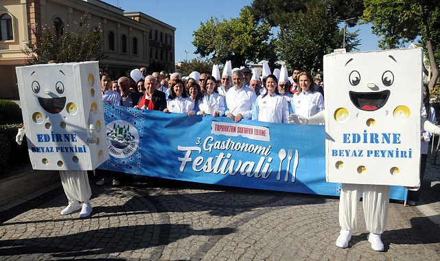 Edirne Gastronomi Festivali renkli görüntülerle başladı