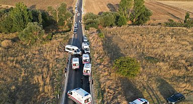 Edirne'de zincirleme kaza: 6 yaralı