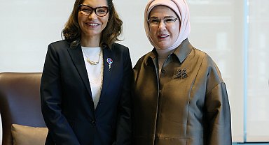 Emine Erdoğan, Brezilya Devlet Başkanı'nın eşi Silva ile görüştü