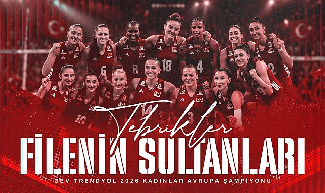 Emine Erdoğan'dan Avrupa Şampiyonu olan A Milli Kadın Voleybol Takımı'na tebrik