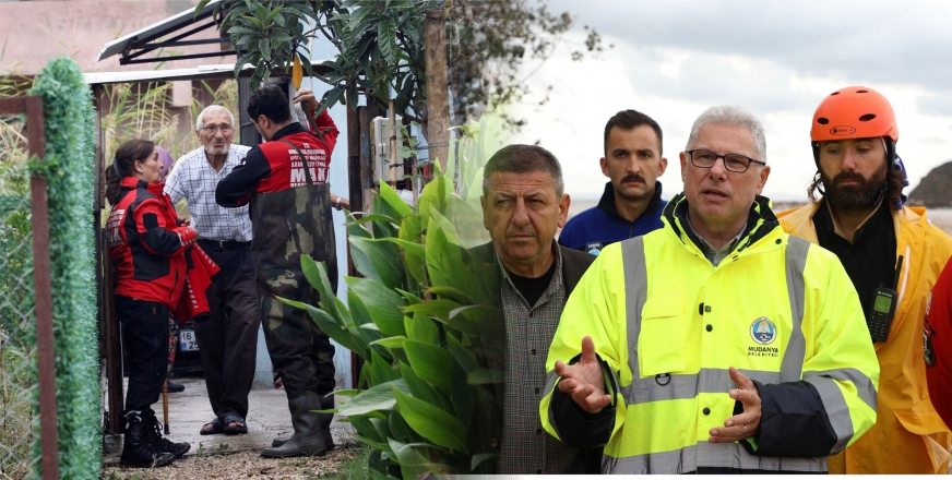 ESENCE VE YALIÇİFTLİK’TE SAĞANAK SONRASI TAŞKIN MÜDAHALESİ