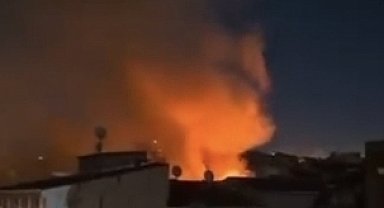 Esenler'de metruk binada çıkan yangın söndürüldü
