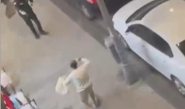 Esenler'de polise bıçakla saldırdığı öne sürülen şüpheli, bacağından vuruldu