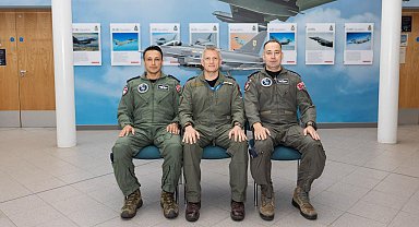 Eurofighter pilotlarının uçuş eğitimi başladı