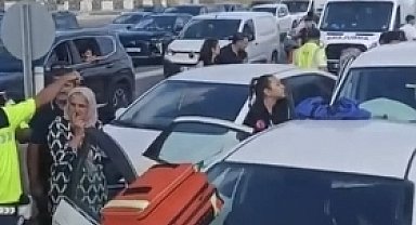 Eyüpsultan'da zincirleme kaza: 2 yaralı