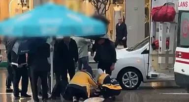 Feci yağmurda korkunç kaza…