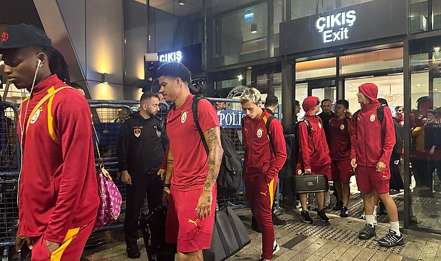 Galatasaray kafilesi Trabzon'da
