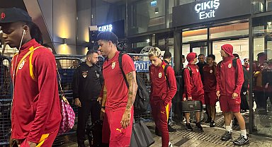 Galatasaray kafilesi Trabzon'da
