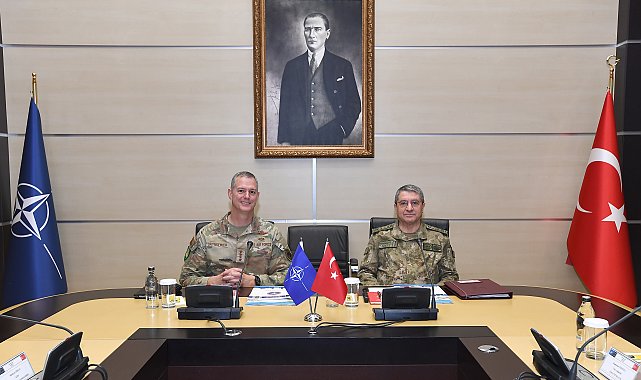 Genelkurmay Başkanı Orgeneral Bayraktaroğlu, NATO Avrupa Müttefik Yüksek Komutanı Greynkewich ile görüştü