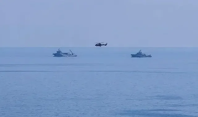 Girne açıklarında batan gemiye ulaşıldı
