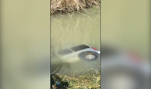 Hafif ticari araç çaya uçtu: 1 ölü, 1 yaralı