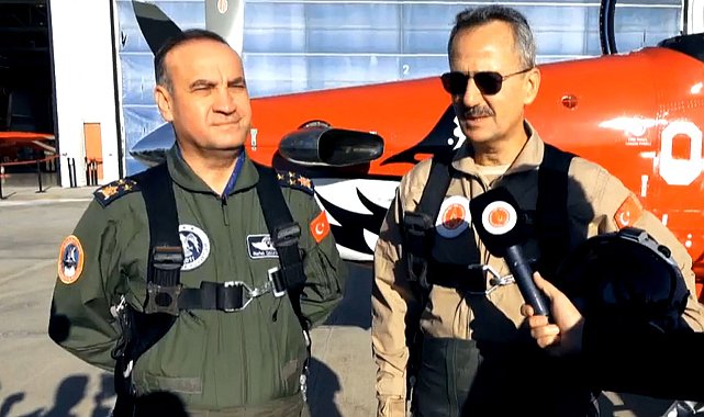 Haluk Görgün ve Orgeneral Dalkıran, HÜRKUŞ-2 ve HÜRJET ile test uçuşu gerçekleştirdi
