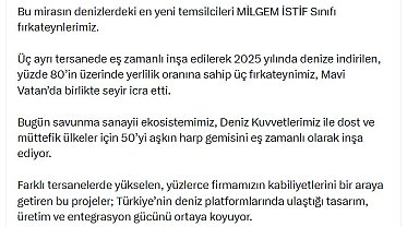 Haluk Görgün'den 'Deniz Kuvvetleri Günü' mesajı