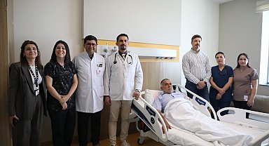 Hastanın kalbindeki delik Türkiye'de ilk kez uygulanan anjiografi ile kapatıldı