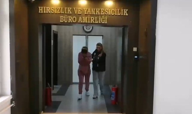 Hırsızlık şüphelisi kaçarken bindiği otobüste yakalandı