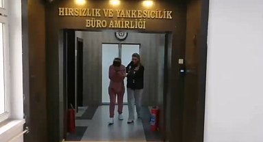 Hırsızlık şüphelisi kaçarken bindiği otobüste yakalandı