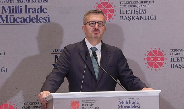 İletişim Başkanı Duran: Türkiye darbelere ve darbecilere milli iradenin vesayet altına alınmasına asla izin vermeyecektir