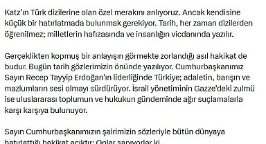 İletişim Başkanı Duran'dan, İsrail Savunma Bakanı Katz'a tepki