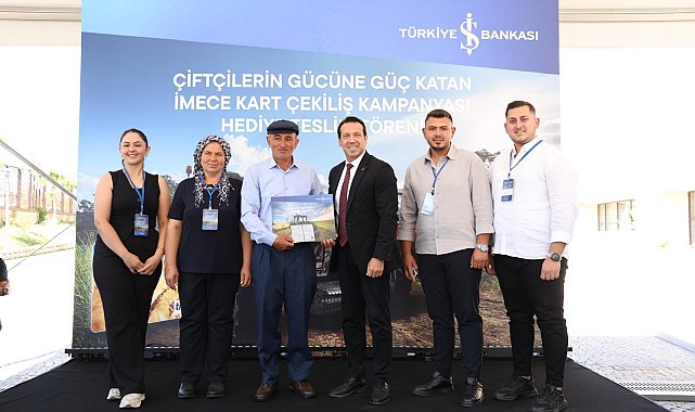 İmece Kart çekilişinde kazanan çiftçilere ödülleri teslim edildi