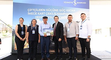İmece Kart çekilişinde kazanan çiftçilere ödülleri teslim edildi
