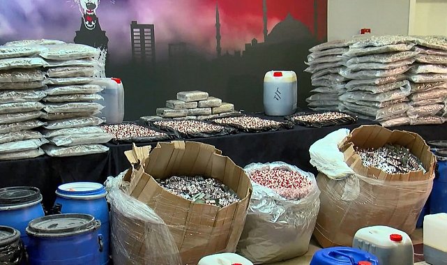 İstanbul'da son 1 ayda düzenlenen operasyonlarda 1 ton 432 kilo uyuşturucu ele geçirildi