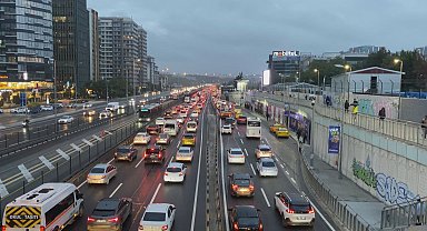 İstanbul'da trafik yoğunluğu yüzde 78'e ulaştı