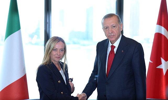 İtalya Başbakanı Meloni'den Cumhurbaşkanı Erdoğan'a teşekkür