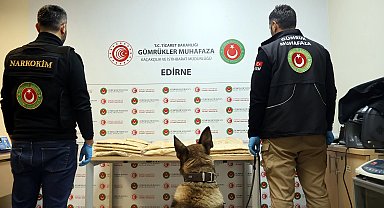 Kapıkule'de TIR'da 50 kilo 506 gram uyuşturucu ele geçirildi