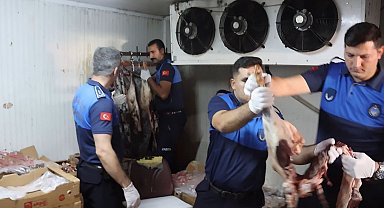 Kasapta 315 kilo bozuk et ele geçirildi