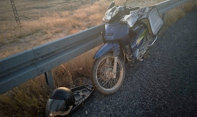 Kayseri'de bariyerlere çarpan motosikletin sürücüsü öldü