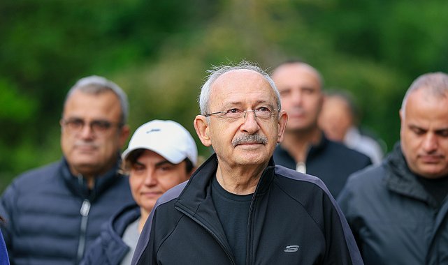 Kılıçdaroğlu, Abant'ta sabah yürüyüşü yaptı