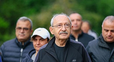 Kılıçdaroğlu, Abant'ta sabah yürüyüşü yaptı