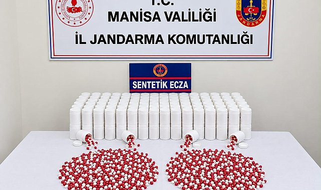 Kırsal alana gizlediği 12 bin 450 sentetik hapla ele geçirilen şüpheli tutuklandı