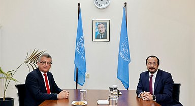 KKTC Cumhurbaşkanı Erhürman ile GKRY lideri Hristodulidis bir araya geldi