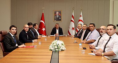 KKTC Cumhurbaşkanı Erhürman, Türkiye'den gelen teknik heyeti kabul etti