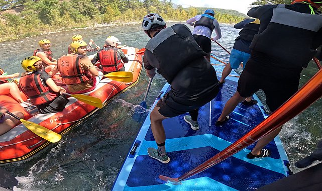 Köprülü Kanyon'da ilk Big SUP deneyimi